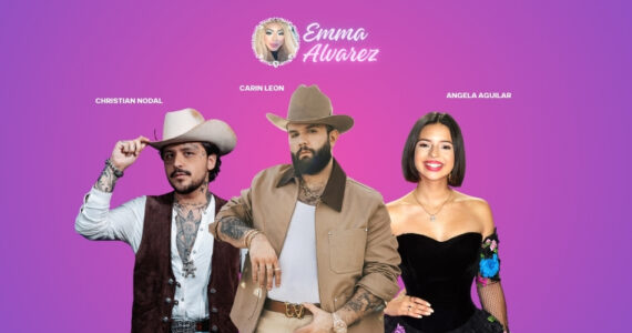 The Emma Alvarez Carin Leon, Christian Nodal, Angela Aguilar
