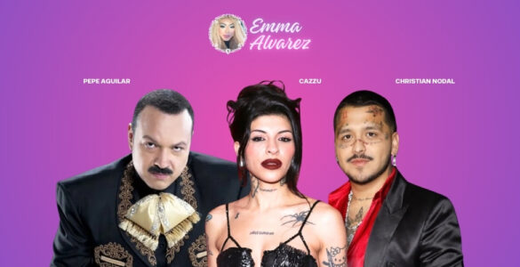 The Emma Alvarez Pepe Aguilar, Christian Nodal, Cazzu